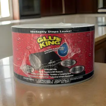 Cinta para tapar goteras tanque cubeta glue king 2.