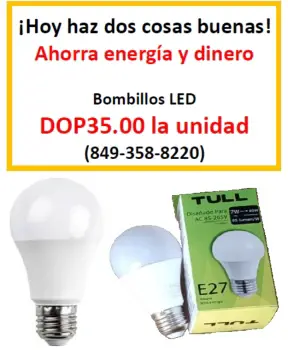 Bombillos led hoy haz dos cosas buenas ahorra dinero y energia!