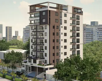 Torre con apartamentos de 2 y 3 habitaciones en reparto los tres ojos