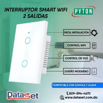Interruptor smart wifi 2 salida