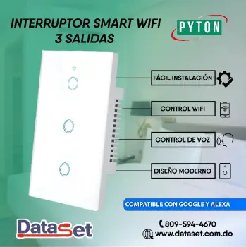 Interruptor smart wifi 3 salida