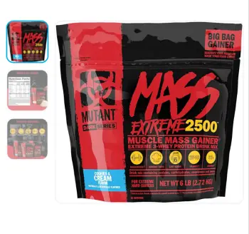 92 gr de proteina mutand mass xtreme 12lb