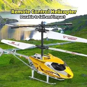 Drone helicóptero volador de control remoto - con motor de cola - luce
