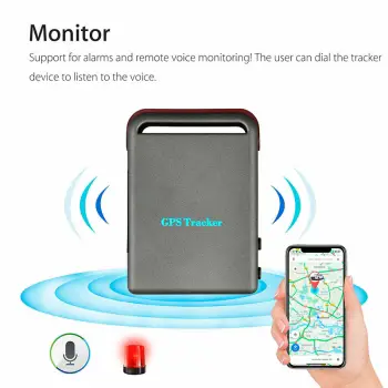 Gps portátil con micrófono no requiere instalación - alta precisión y