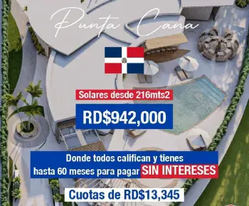 Venta solares punta cana