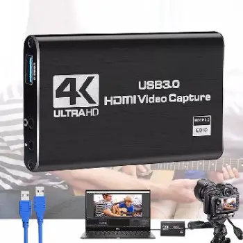 Capturadora de video 4k usb 3.0 - para streaming y grabación