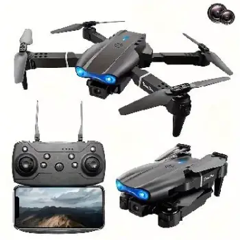 Drone e99 pro doble cámara wifi – visualización en el celular en tiemp