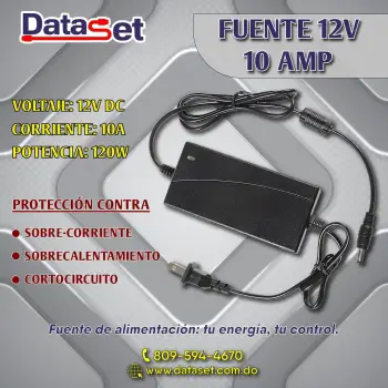 Fuente de alimentacion 12v 10a