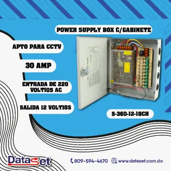 Power supply con gabinete
