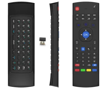 Control remoto mx3 con teclado usb
