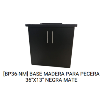 Mueble para pecera 13x36 negro