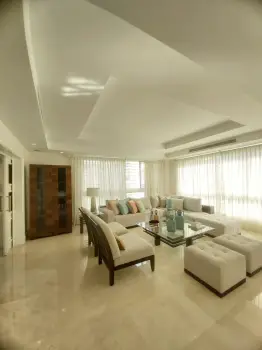 Apartamento en alquiler amueblado de 3 habitaciones en piantini