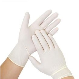 Guantes de latex con polvo tamaños medium small y large caja de 100 un