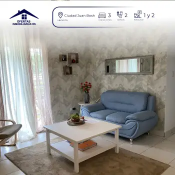 Apartamentos listos en ciudad juan bosch proyecto cerrado. aplica para