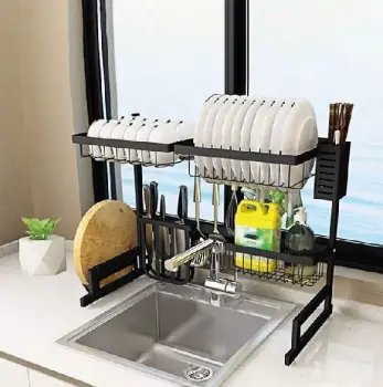 Escurridor de platos de 1 niveles pequeño