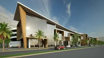 Una plaza empresarial en el mismo downtown de punta cana