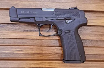 Pistola viking modelo mp-446 tramistr incluidos caja de capsula y curs