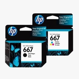 Imprime más por menos cartuchos hp 667 en oferta