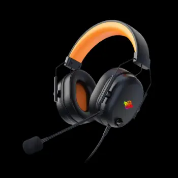 Audífonos stereo rgb con micrófono wired headphones auriculares marca
