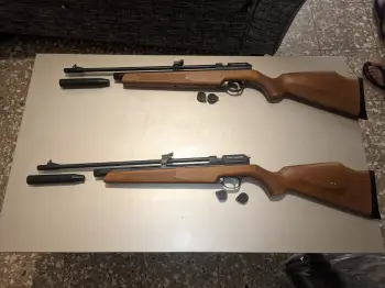Rifle artemy cr600 de co2 calibre 22 nuevo con silenciador 2 cargadore
