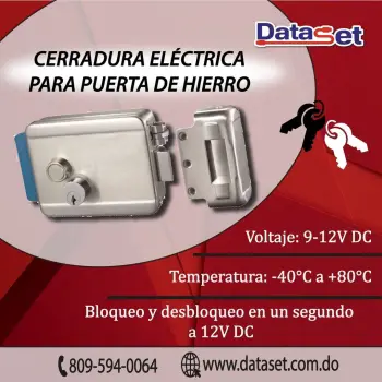 Cerradura smart para puerta de hierro