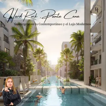 Oportunidad de inversión apartamentos en cana rock punta cana