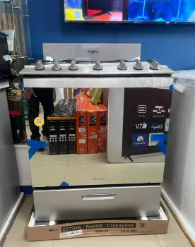 Estufa de 6 hornillas whirlpool