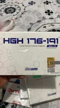 Hgh 176-191 meditech original fragmento de hormona de crecimiento