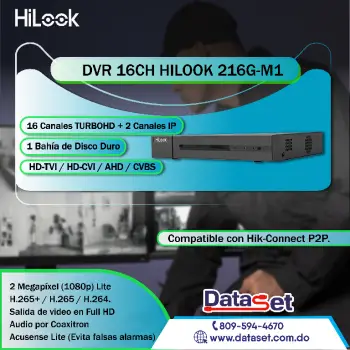 Dvr 16ch hilook 216g-m1