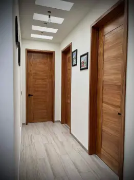Puertas en madera moderna
