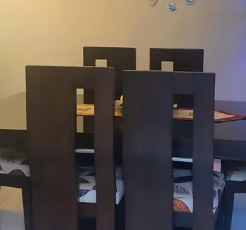 Juego comedor en caoba
