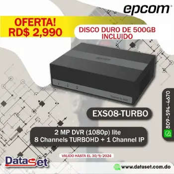 Dvr epcom exs08-turbo