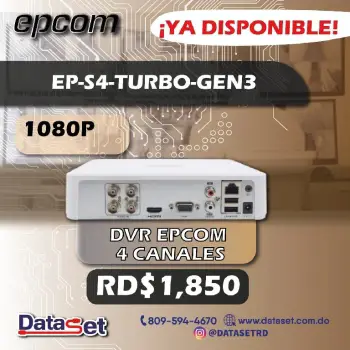 Ep-s4-turbo-gen3. dvr epcom de 4 canales