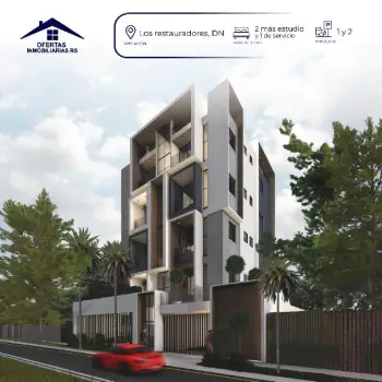 Proyecto ubicado en los restauradores dn con Áreas sociales roof top c