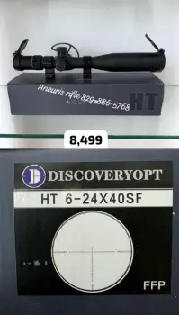 Rifle mira telescopica hs 6-24x40 ffp discovery pcp