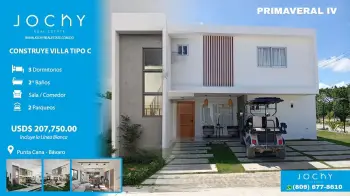 Jochy real estate  te construye villa  en el proyecto primaveral resid