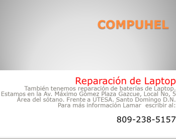 Reparacion de laptop en santo domingo dn