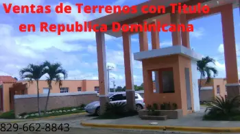 Vendo solar con titulo en residencial doña esther