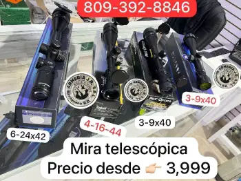Rifle mira telescÓpica