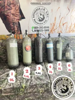 Rifle tanques de fibra de carbono para pcp
