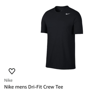 T shirt negro nike  en san cristóbal