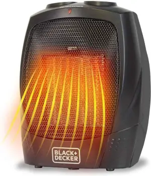 Calentador radiante cerámico de espacio portátil más abanico  750w y 1