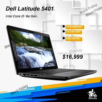Dell latitude 5401 intel core i5 9na generacion 256 gb m2 disco 16gb m