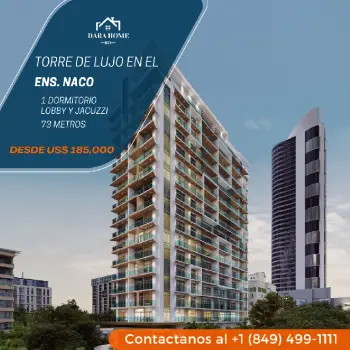Vendo lujoso proyecto en el ens. naco santo domingo