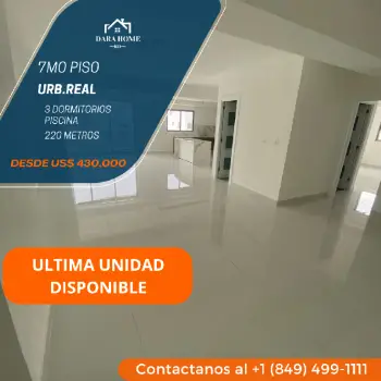 Apartamento en venta ubicado en urbanización real