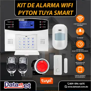 Kit de alarma wifi python tuya 1203 t2b