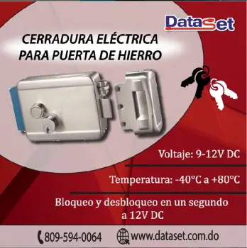 Cerradura smart para puerta de hierro