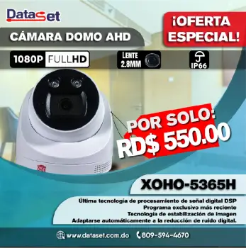 Cámara domo ahd