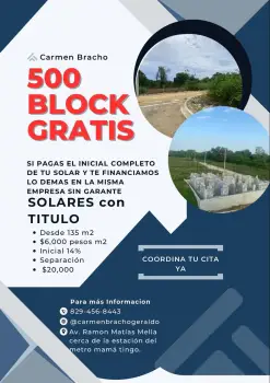 Compra hoy y construye mañana solares financiados sin garante