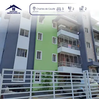 Venta de apartamento ubicado en cancino viejo av. charles de gaulle